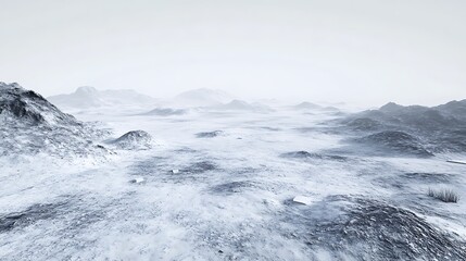 Stunning Arctic wilderness where windswept snow meets vast frozen plains high resolution wallpaper