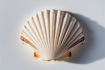 
"Stunning Close-Up of a Scallop Shell in High Resolution"