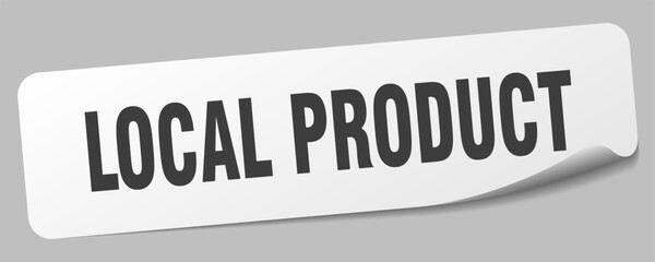 local product sticker. local product label