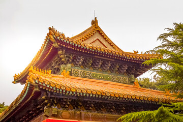 Fototapeta premium The Yonghe Temple in Beijing, China