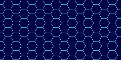 Fototapeta premium geometric polygon shapes. Vector illustration. abstract black honeycomb vector pattern. Scientific, technological molecular medical background. hexagon DNA network. hexagon, honeycomb, hexagonal, 3d.