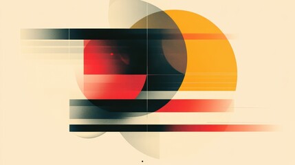 A retro style graphic album cover featuring abstract patterns.