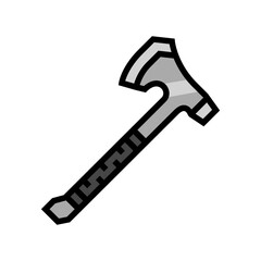 wire saw titanium ultralight color icon vector illustration