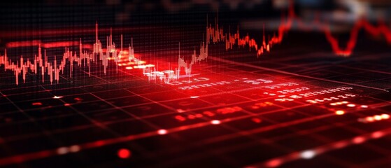 Backgrounds with colorful charts and numerical data, ideal for illustrating financial reports, analytical articles or presentations on market trends.