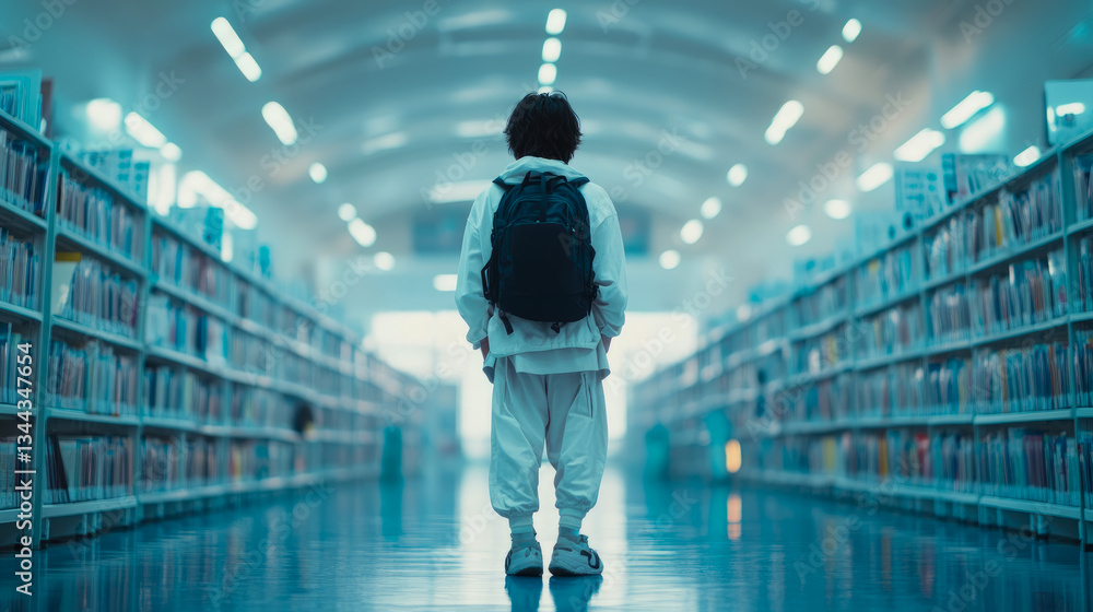 Poster student's journey: a quest for knowledge in a vast archive for a future student