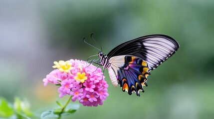 Close-up of butterfly on flower