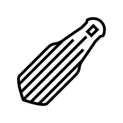 straws titanium ultralight line icon vector illustration