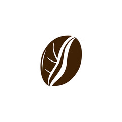 Coffee beans icon. Coffee beans doodle illustration. Icon isolated on white background. Flat icon. 