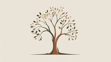 Fototapeta premium tree logo dasin