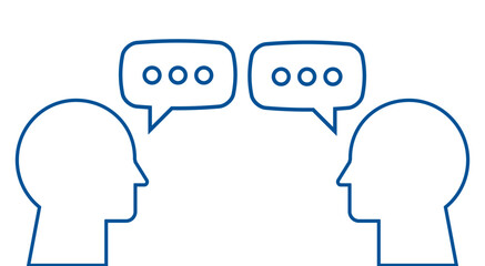 testa, icone, comunicazione, dialogo, messaggio, fumetto, confronto, discussione, retorica
