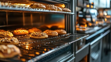 Bakery oven pastries warming cafe