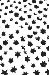 Abstract Star Pattern Vector Background – High-Resolution Black and White Seamless Design for Web, Print, and Branding – Creative Stock Illustration for Commercial Use