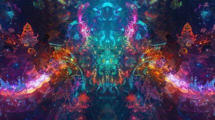 abstract fractal background