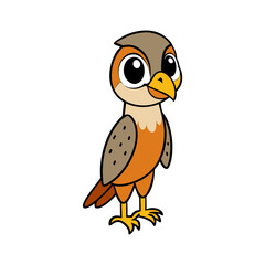 ute Falcon Cartoon Vector Illustration