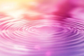 Abstract Pink and Purple Water Ripples: A Serene and Colorful Image
