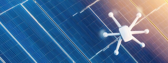 Drone Overhead View Capturing Solar Energy Panel Installations