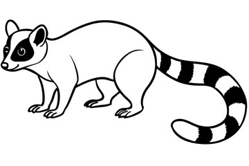 Sleek Ringtail Art