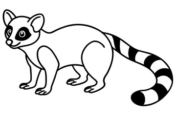Sleek Ringtail Art