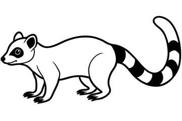 Sleek Ringtail Art