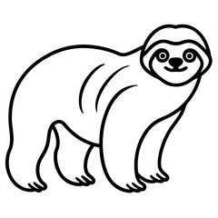 Sloth Serenity Vector