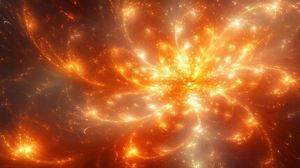 Obraz premium Abstract Firework Explosion