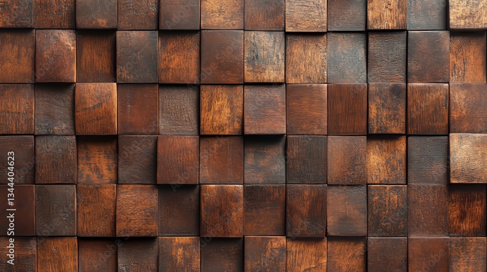 Poster the image depicts a polished and textured wall background complemented by rectangular tile wallpaper