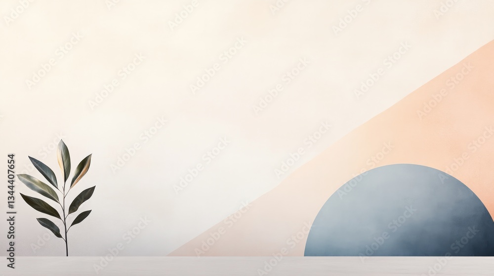 Poster abstract geometric composition set against neutral backdrop showcasing contrasting patterns with bol