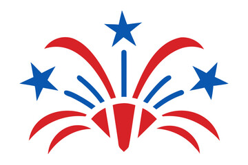 A patriotic July 4th celebration with USA flag stars and stripes design