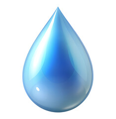 blue water drop