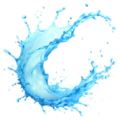 blue water splash