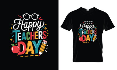 Happy Teachers Day t-shirt Design