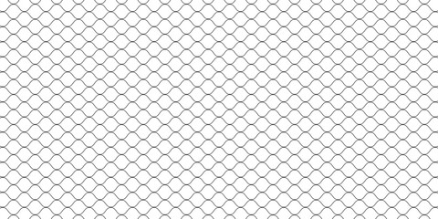 Black metal mesh seamless pattern vector illustration. Metal grid pattern. Silhouette Steel wire Chain link Fence Pattern. vector ilusration