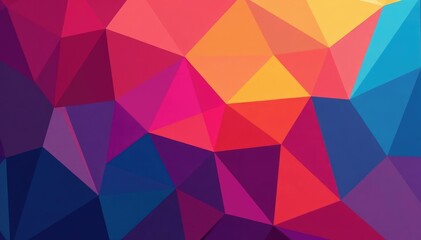 Obraz premium Geometric abstract shapes, creating a tessellated effect , geometric, design, shapes