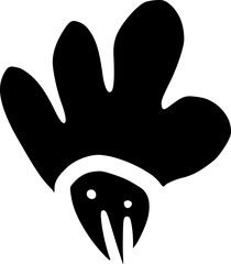 silhouette flower illustration