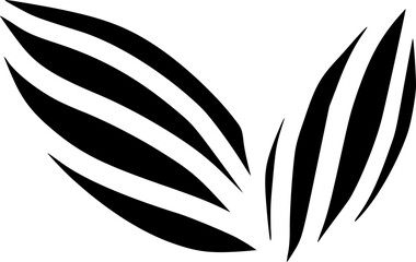 silhouette flower illustration