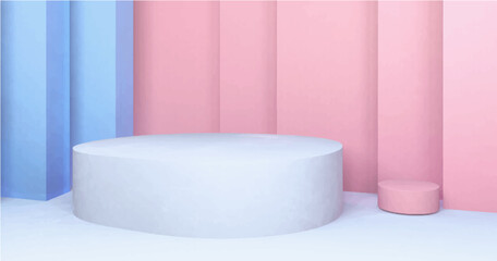 lite white  and blue, lite pink  3d abstract business backgroun