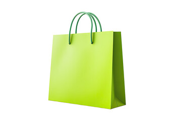 Lime Green Shopping Bag