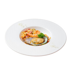 Gourmet seafood platter a culinary art experience in elegant dining