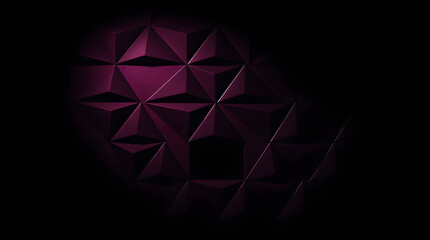 A geometric pattern of polygons in metallic gold and brown tones, creating depth.