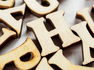 A representation of the letter “H” from the English alphabet, whether as a graphic font or object.