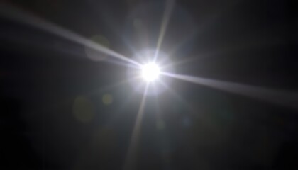 Bright Light Flare Overlay