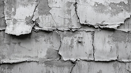 Obraz premium Seamless of Close-up of abstract grey concrete wall texture background , isolated on white background, copy space for text