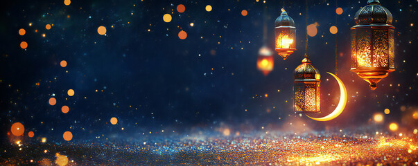 Ramadan Kareem design with Islamic patterns