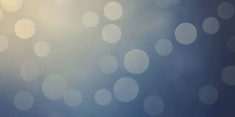 Fototapeta premium Bokeh Bliss: An ethereal display of soft, out-of-focus circles dancing against a gradient background of calming tones, evoking a sense of serenity. 