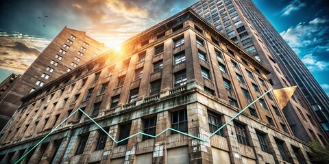 Fototapeta premium Urban Exploration: Financial Planning & Tax Savings - Long-Term Strategy