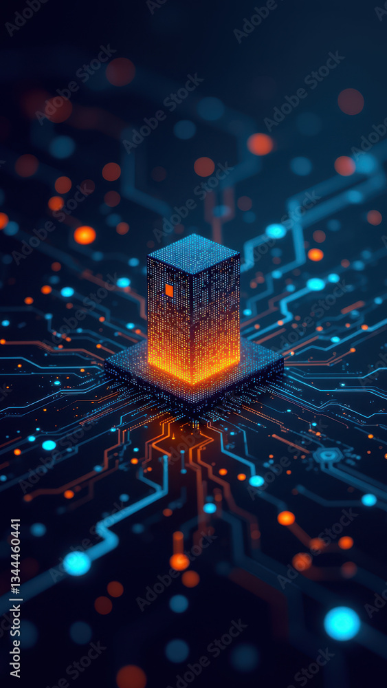 Poster cybersecurity protection through kubernetes technology with two-factor authentication, symbolized by