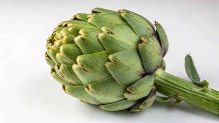 Fototapeta premium Artichoke on White Background