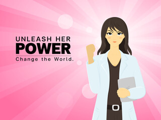 Posters show the power and rights of female doctors