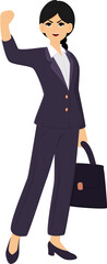 business work women. cartoon character illustration design