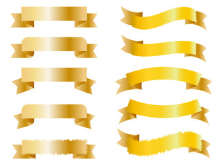 リボン■飾りリボン（ゴールド）